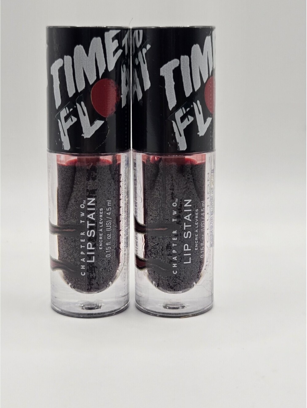Makeup Revolution IT Movie Blood Lip Stain Red Gloss 2pc Bundle Collection New - Picture 2 of 3